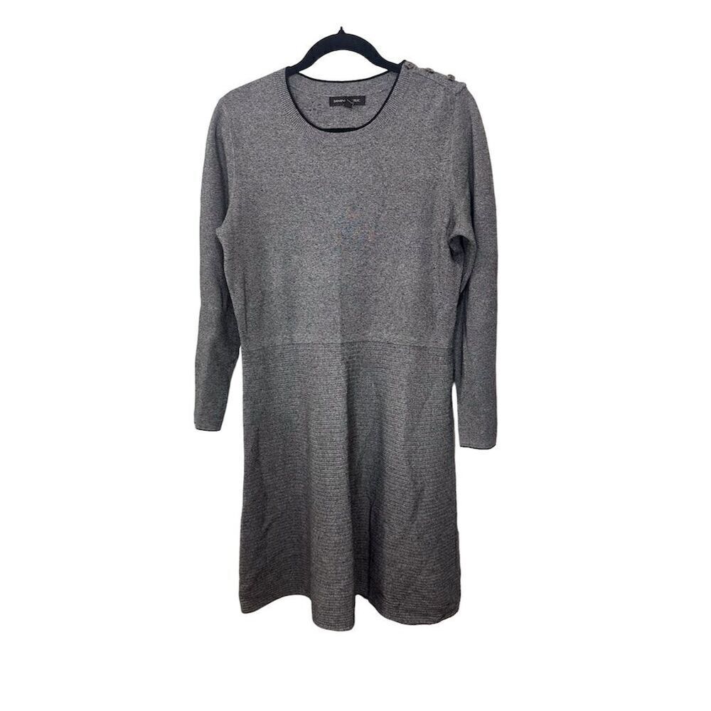 Banana Republic Gray Long Sleeve Sweater Dress